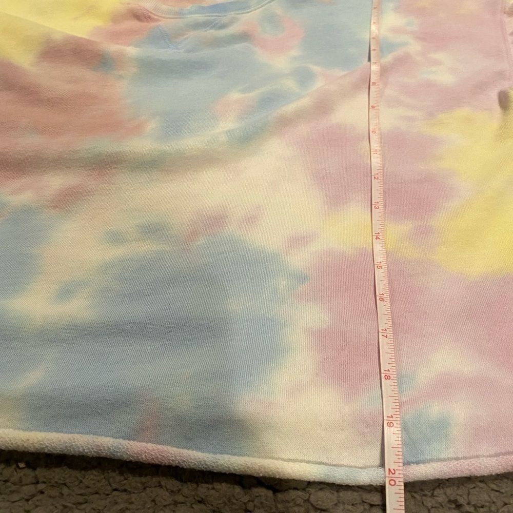 Colsie Tie Dye Cropped Sweatshirt Sz Large - Picture 9 of 9